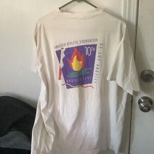 1980s 80s athletic t tee t shirt size large graphic Los Ángeles